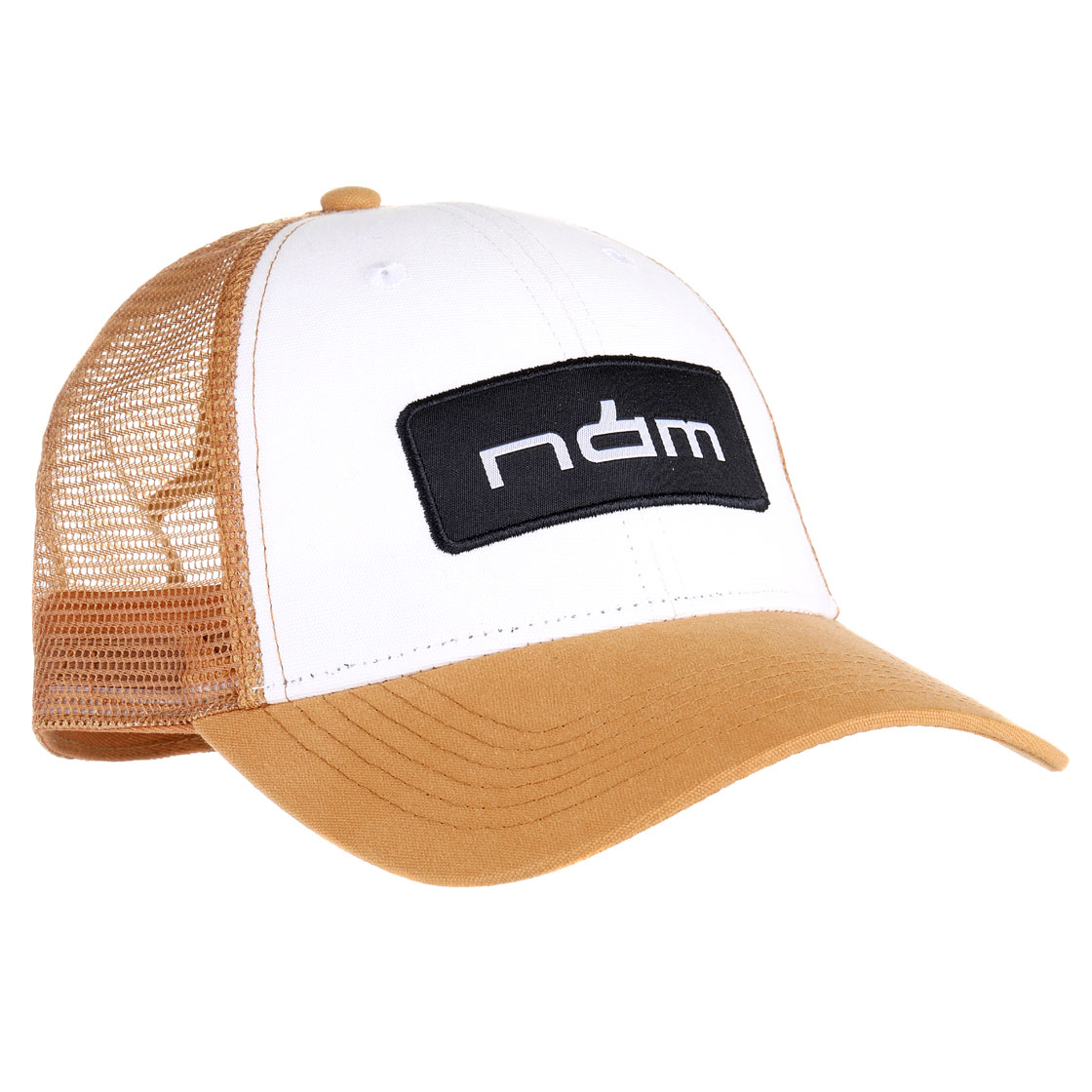 P-20334_Nam-Curved-Trucker-LP-Cap-Kappe-white-light-brown Nam Curved Trucker LP Cap Kappe white/light brown