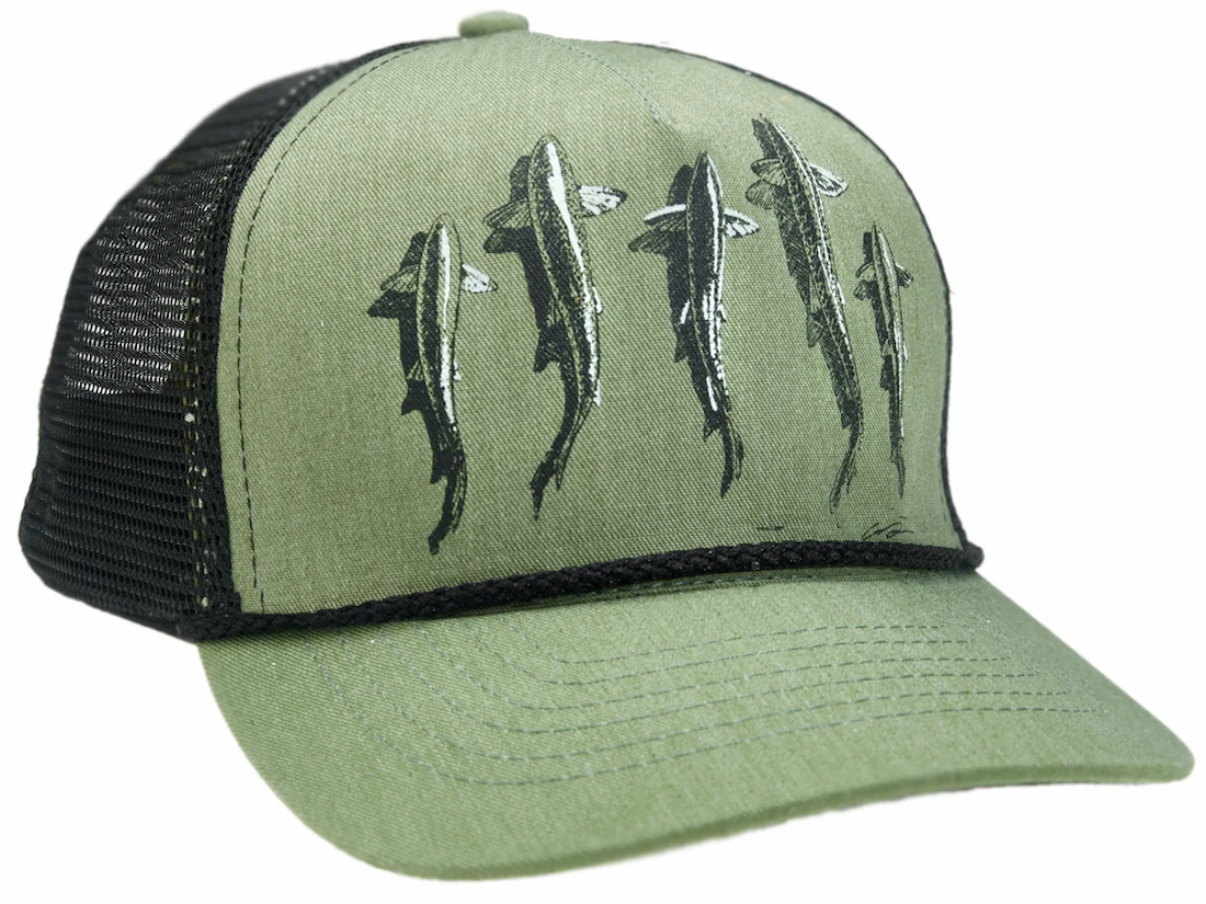 RepYourWater Trout Country 5 Panel Hat Cap Kappe