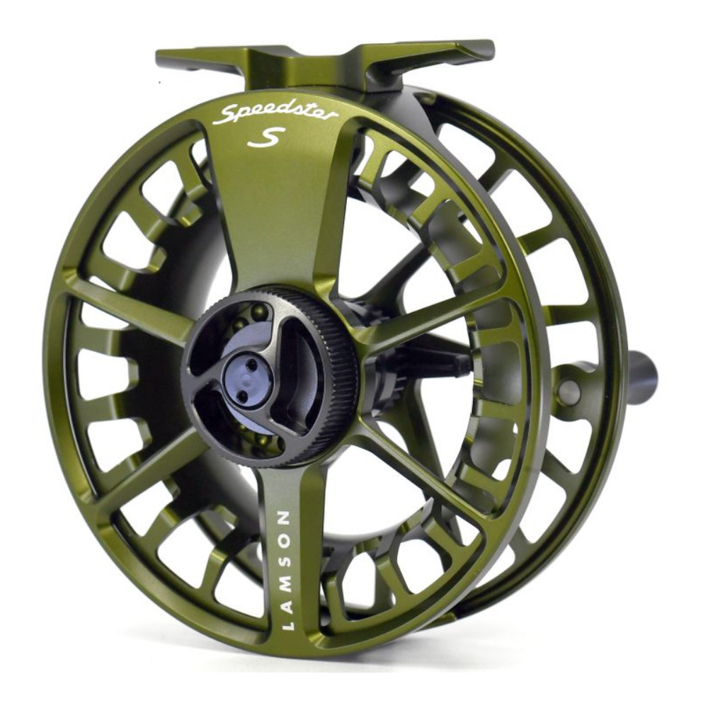 Lamson Speedster S Fliegenrolle olive green