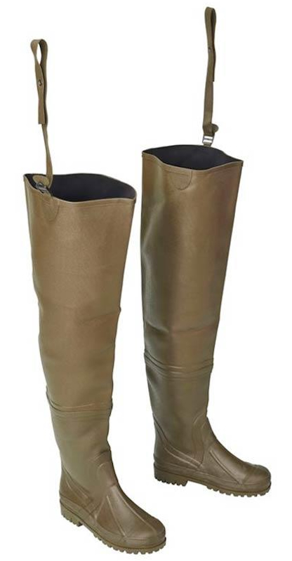 Garbolino Watstiefel aus Naturkautschuk und Neopren-Jersey Innenfutter