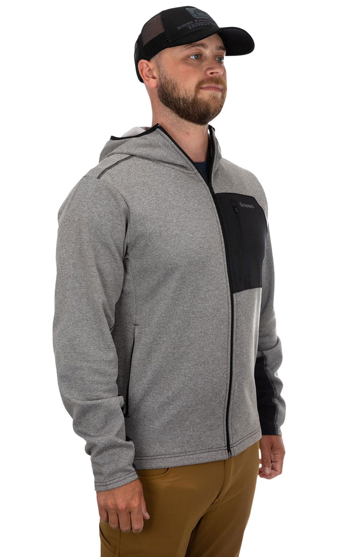 Simms_CX_Hoody_Kapuzenpullover_black_heather_3 Beispielbild (andere Farbe)