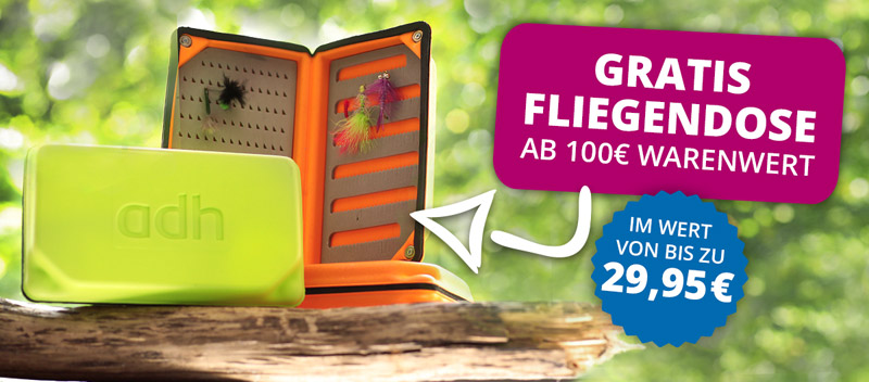 Prämie: Gratis Fliegendose ab 100€ Einkauf