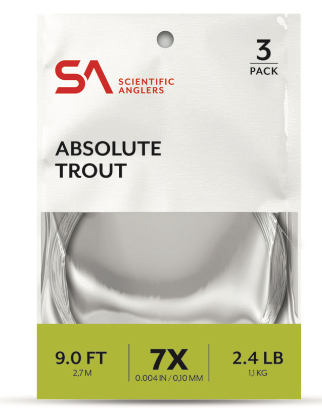 Scientific Anglers Absolute Trout Leader Vorfach 9ft. 3er Pack