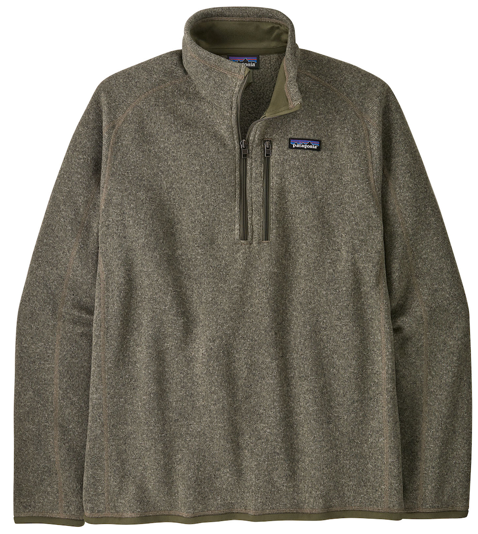 P-28142_Patagonia_Better_Sweater_Zip_RVGN_2 Patagonia M's Better Sweater 1/4 Zip Pullover RVGN - River Rock Green