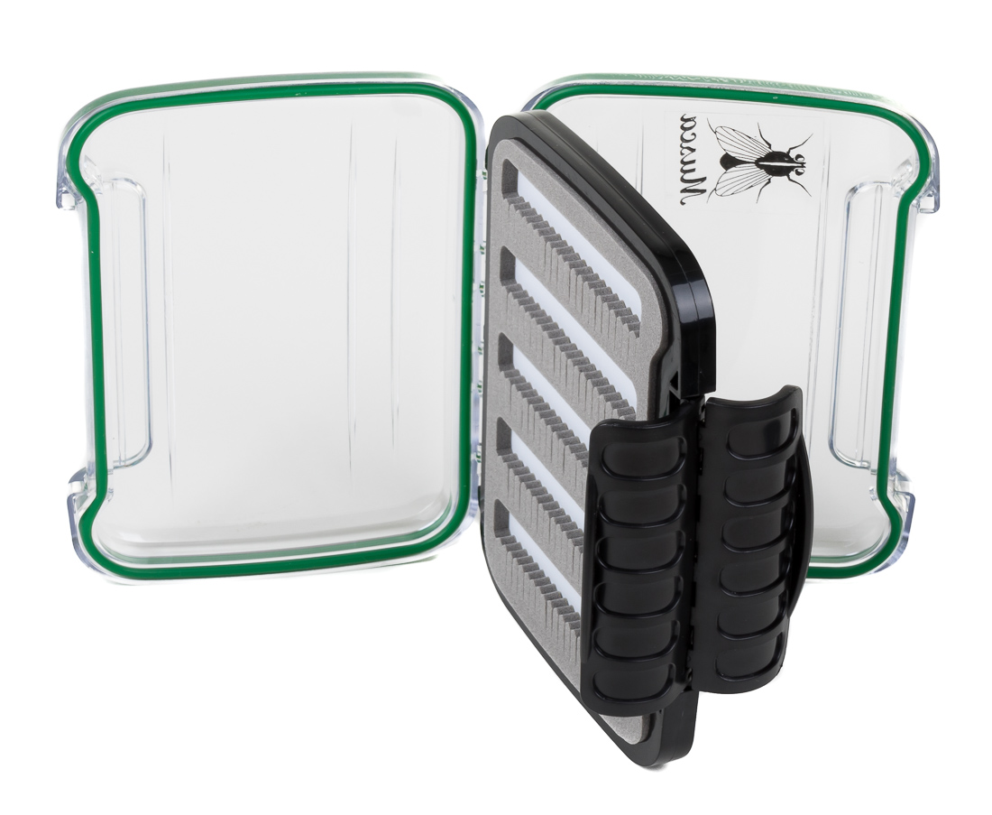 MUSCA Fly Box Clear Double Sided Small wasserdicht MFB-CWPS