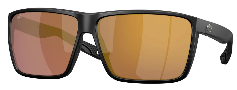 Costa Polarisationsbrille Rincon II Matte Black (Gold Mirror 580G)