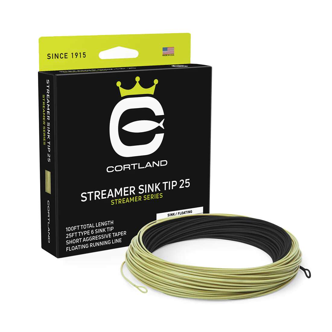 P-24059_Cortland_Streamer_Sink_Tip_25_Fliegenschnur_1 Cortland Streamer Sink Tip 25 Fliegenschnur