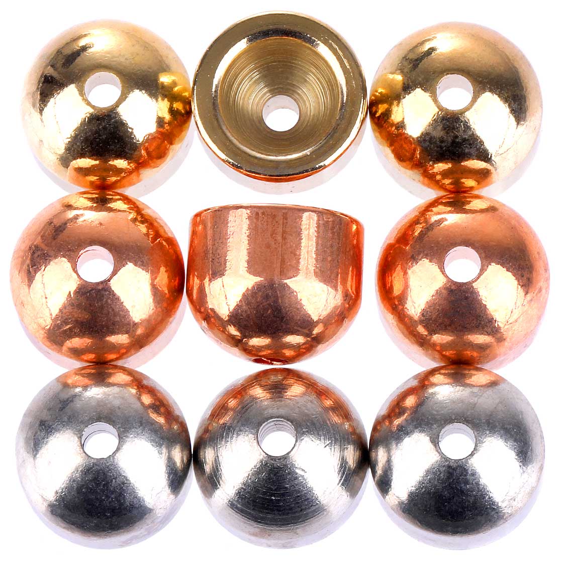 Messing Coneheads Vorschaltgewichte für Streamer Dredging Deep & Dirty 5pc