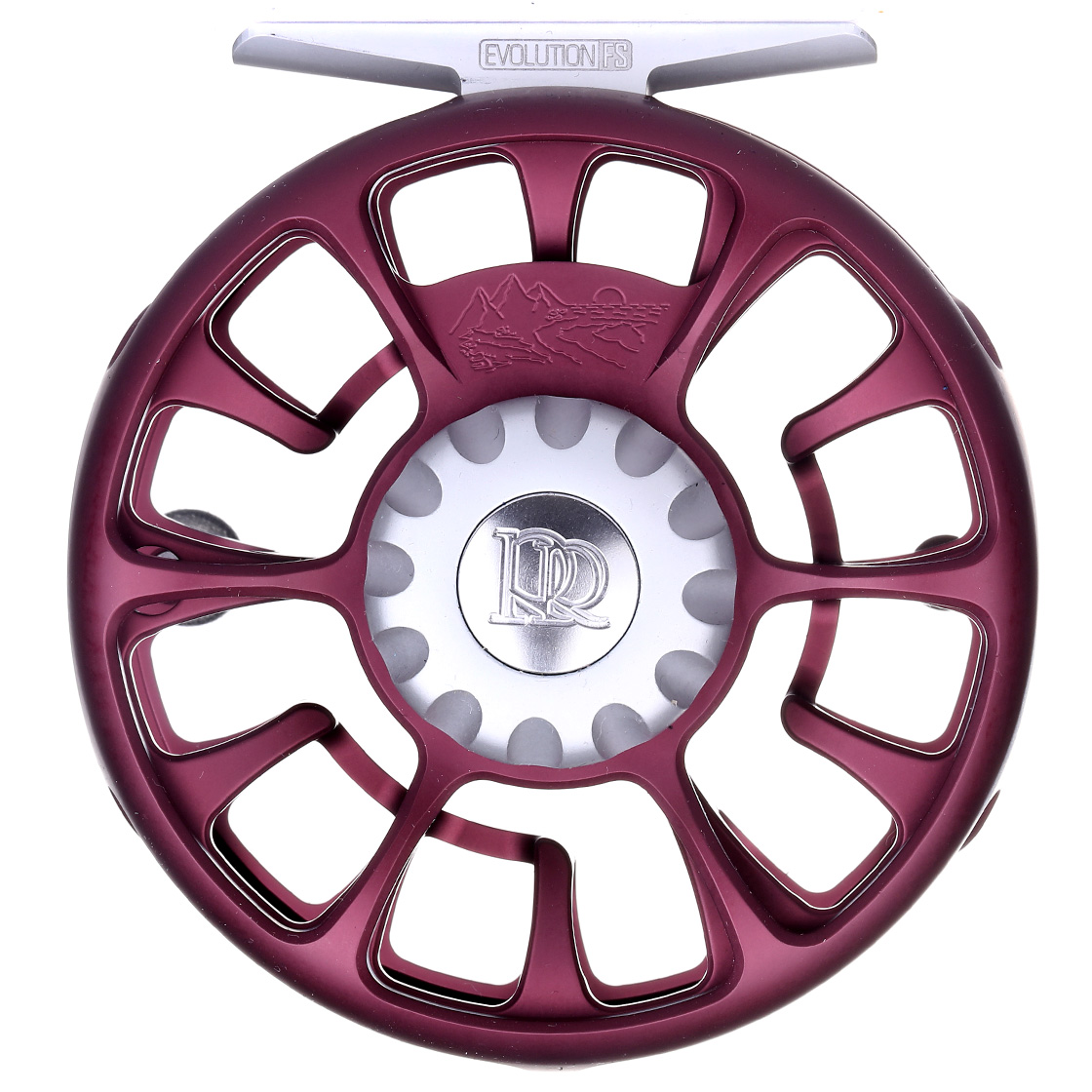 Ross Reels Evolution FS Fliegenrolle matte merlot Ross Reels Evolution FS Fliegenrolle matte merlot