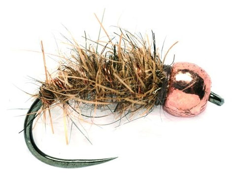 fulling_mill_th_copper_hares_ear Fulling Mill Nymphe - Hare's Ear Copper Tungsten Barbless