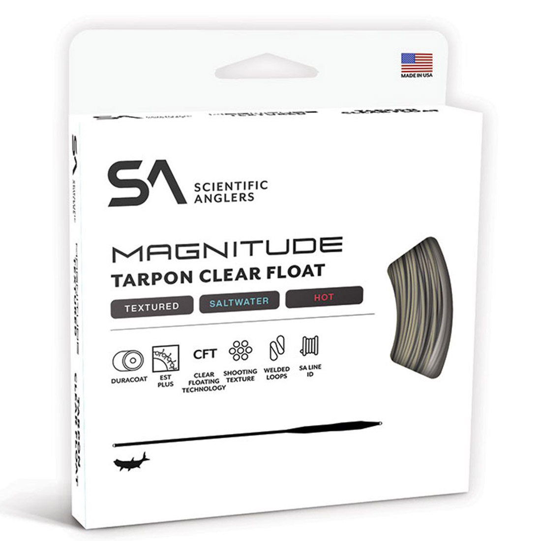 Scientific Anglers Magnitude Tarpon Sand/Clear Fliegenschnur