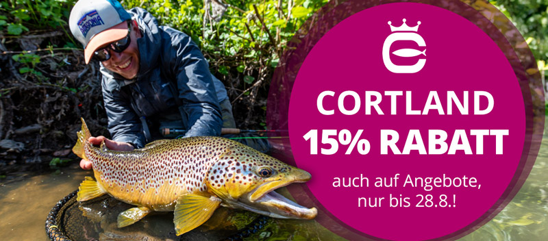15% auf alles von Cortland bis 28.8.