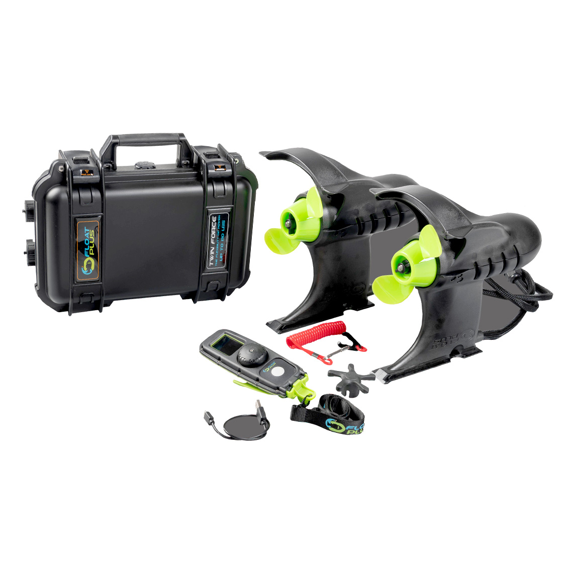 Float Plus Twin Force System mit Bellyboat Motor (ohne Akku)