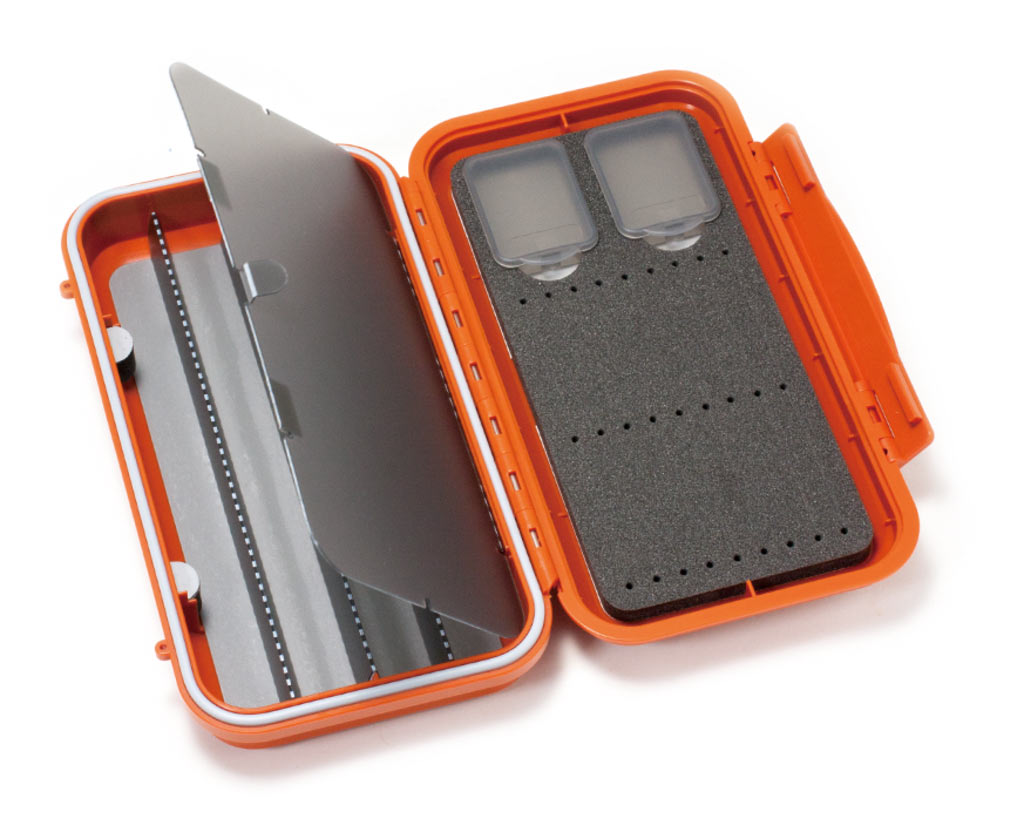 C&F Design CF-3404V wasserdichte Tubenfliegenbox burnt orange