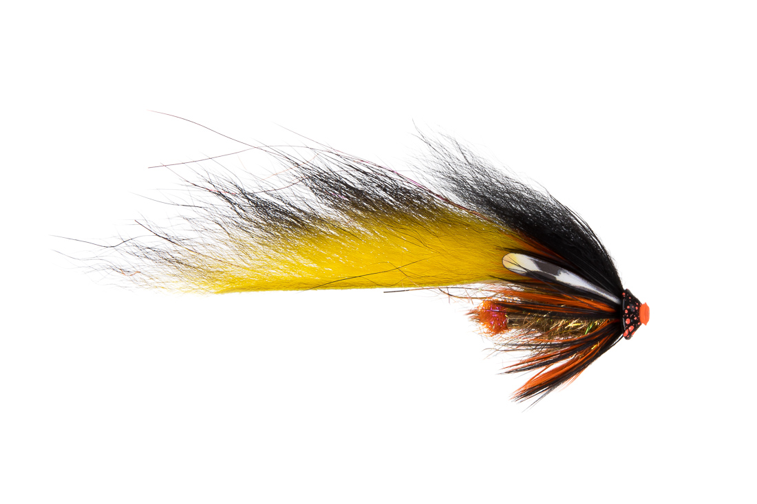 Future Fly FF Zonker Flies Tubenfliege 05 black yellow