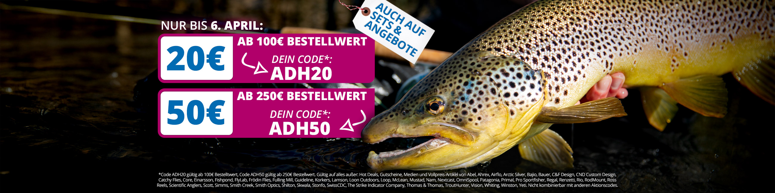 20€ oder 50€ Rabatt mit Code ADH20 oder ADH50