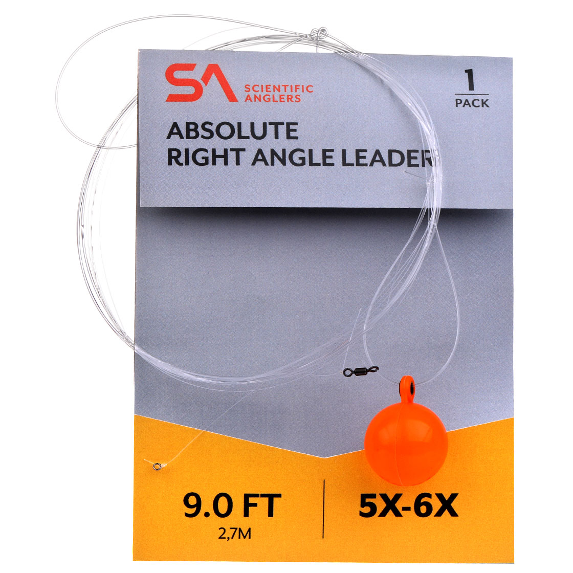 P-19725_Scientific-Anglers-Absolute-Right-Angle-Leader-Vorfach-9-ft Scientific Anglers Absolute Right Angle Leader Vorfach 9 ft