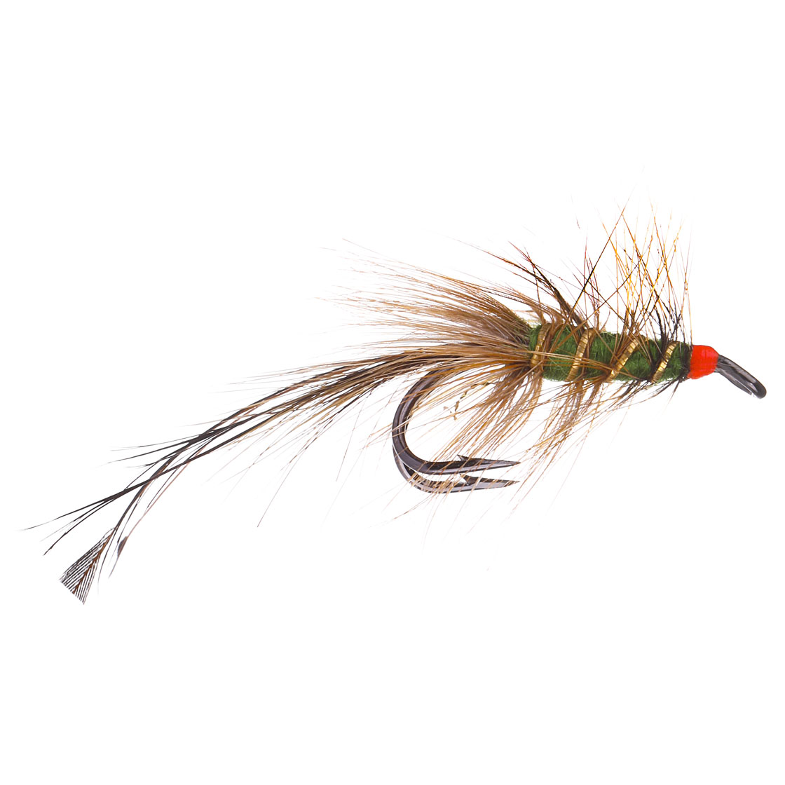 Superflies Lachsfliege - Uppobomber Olive Loop Double