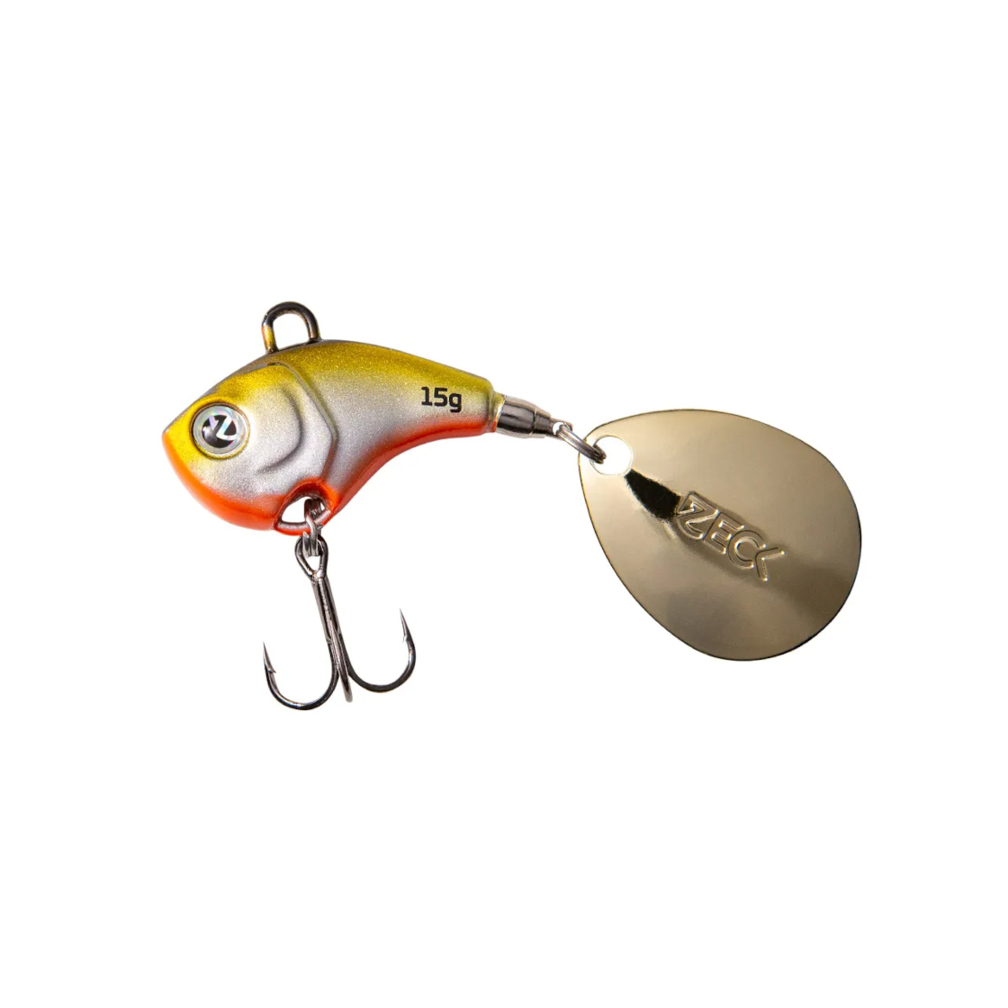 Zeck Jig Spinner 15 g Gold Fire