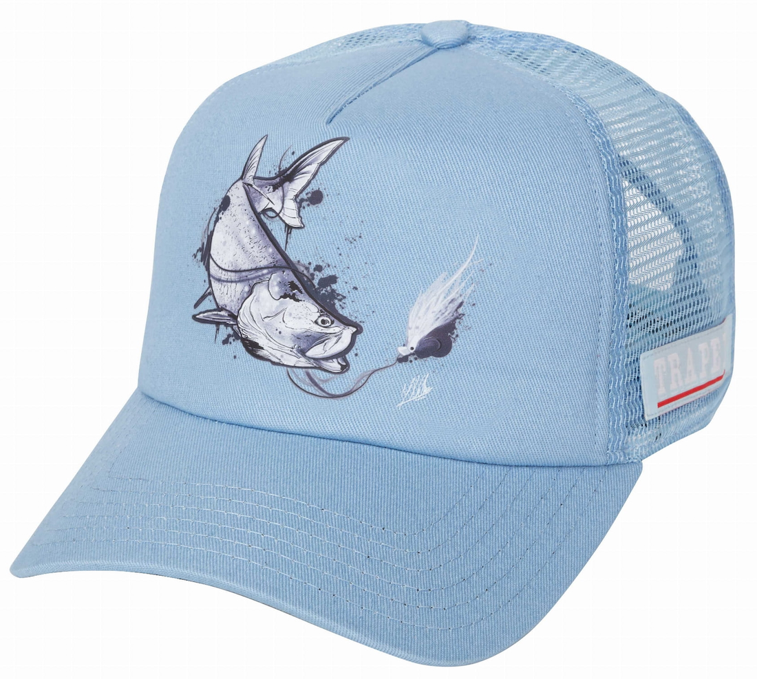P-26525_Traper_Art_Kappe_Blue_Tarpon_ Traper Art Cap Tarpon blue Hat Kappe