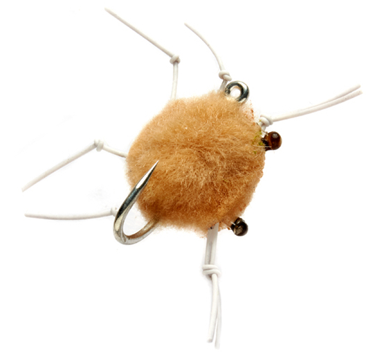 Fulling Mill Salzwasserfliege - Special Bauer Tungsten Crab Tan