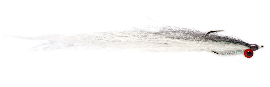 Fulling Mill Streamer - Salty Clouser grey