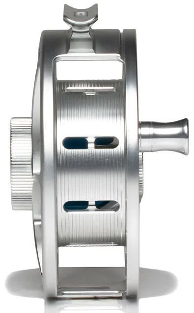 P-23099_Hatch_Iconic_Fliegenrolle_LargeArbor_Clear-Blue_8 7Plus