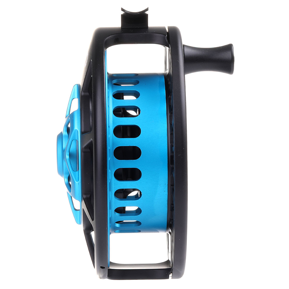 P-18957-2_mako_reel_matte_turquiseon-black_9600_side Mako Reel matte turquoise on black Model 9600B