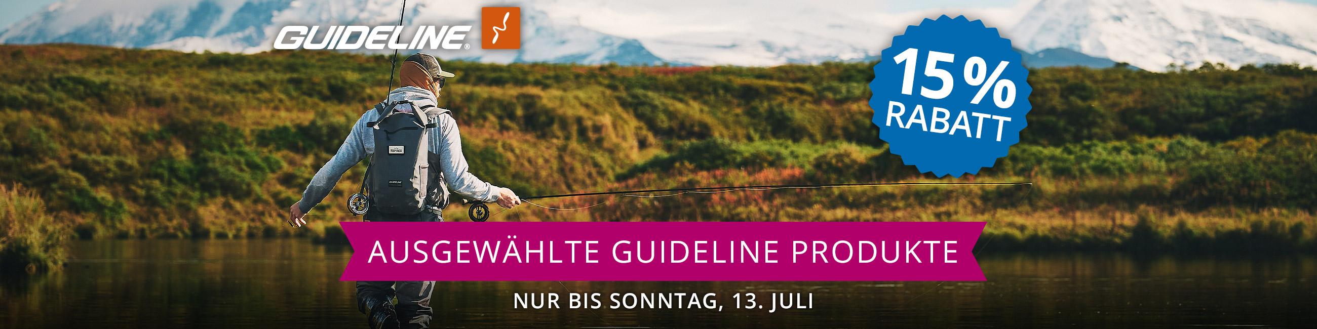 15% auf ausgewähltes von Guideline bis 13.7.