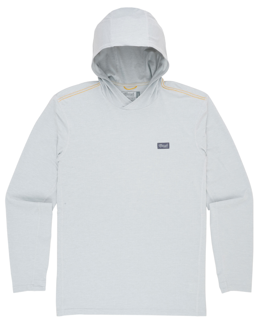Marsh Wear High Noon Hoody UPF 40+ Sun Protection Smoke Heather
