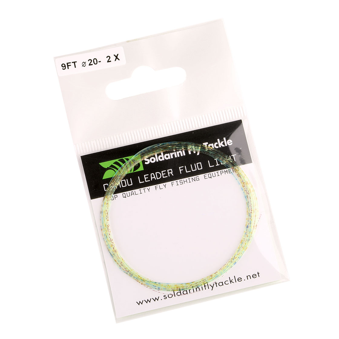 Soldarini Fly Tackle Fluo Light Camou Leader Vorfach 9 ft