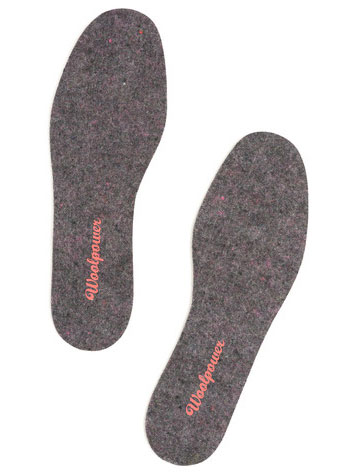 Woolpower Felt Insoles Einlegesohlen recycle grey