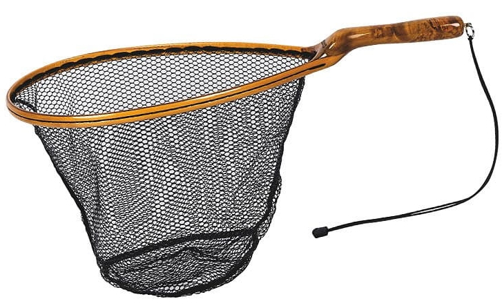 P-26552_Traper_Net_Montana_Comfort_Silicon_Met_ Traper Net Montana Comfort Silicon Coated Net Edelholz Kescher mit Schonnetz