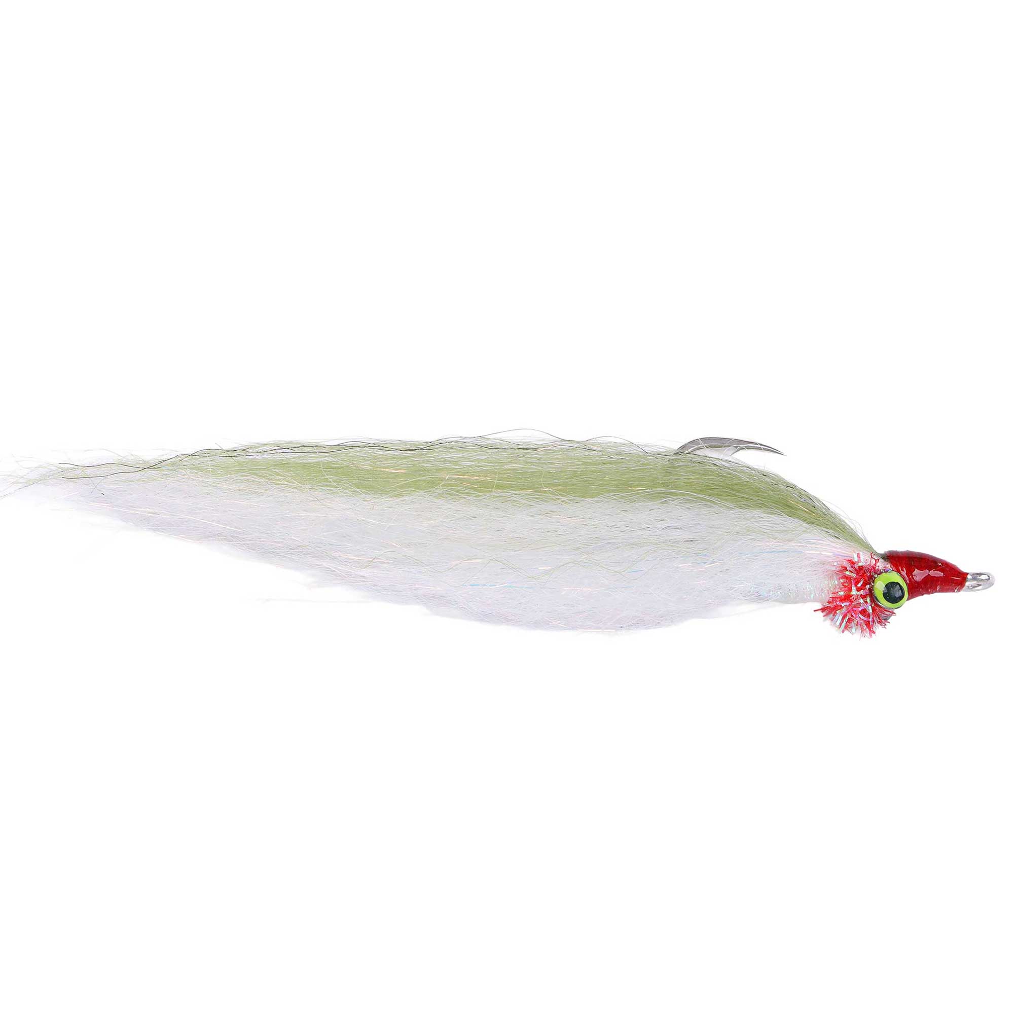 Fishient H2O Salzwasserfliege - Mega Deep Minnow olive white