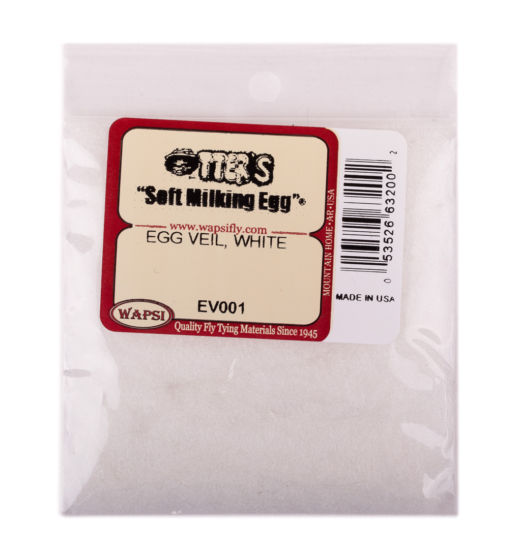 Wapsi Otters Soft Milking Egg Veil White für Egg-Flies
