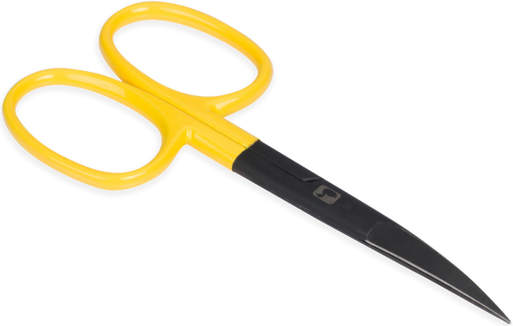 Loon Ergo Curved Hair Scissors - Yellow -Bindeschere gebogen