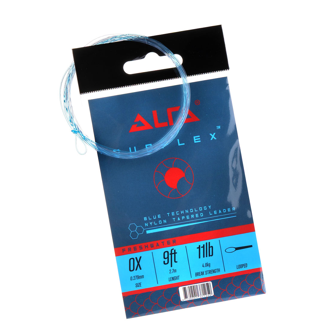 P-20466_alfa_supplex-blue_leader_vorfach_9ft Alfa Supplex Blue Leader Vorfach 9 ft