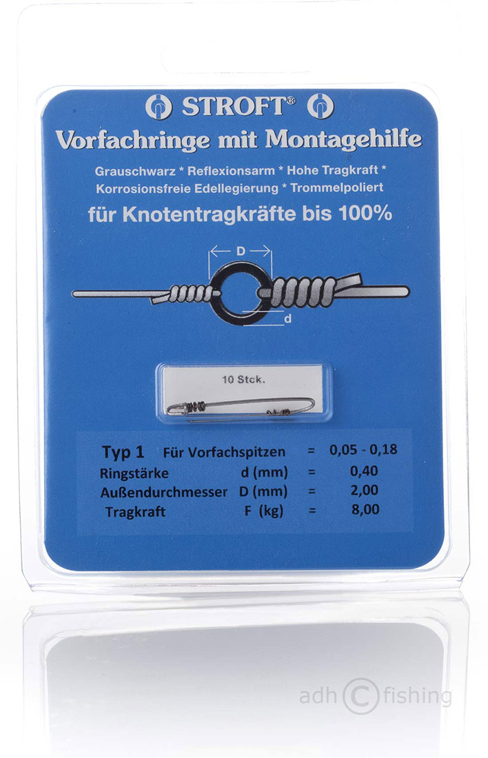 Stroft Vorfachringe mit Montagehilfe