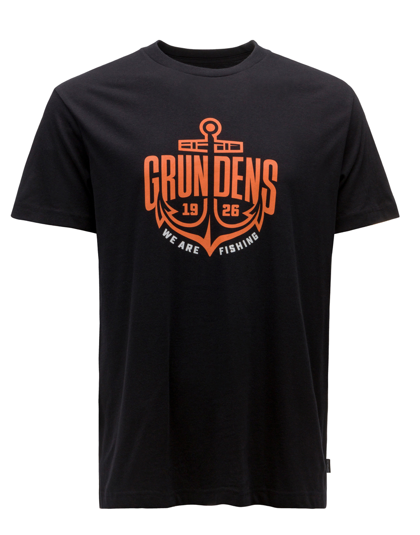 Grundéns Logo Anchor SS T-Shirt black