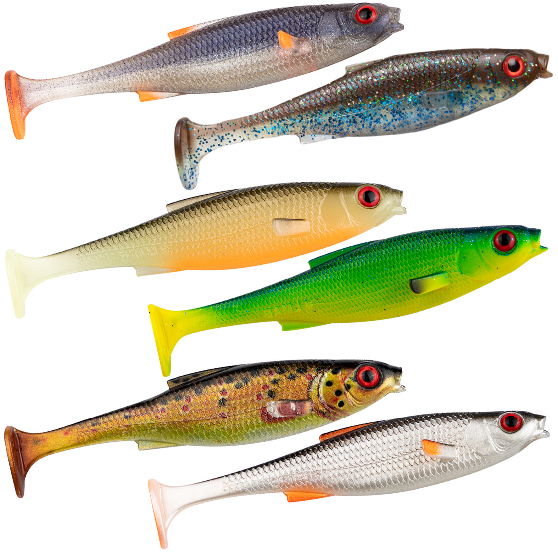 LMAB KØFI (KÖFI) Roach Shad 14 cm Gummifisch