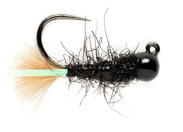 Fulling Mill Nymphe - Tungsten KJ Black Jig Barbless