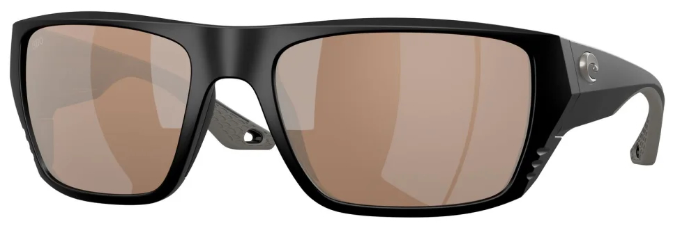 Costa Polarisationsbrille Finlet Matte Black (Copper Silver Mirror 580G)