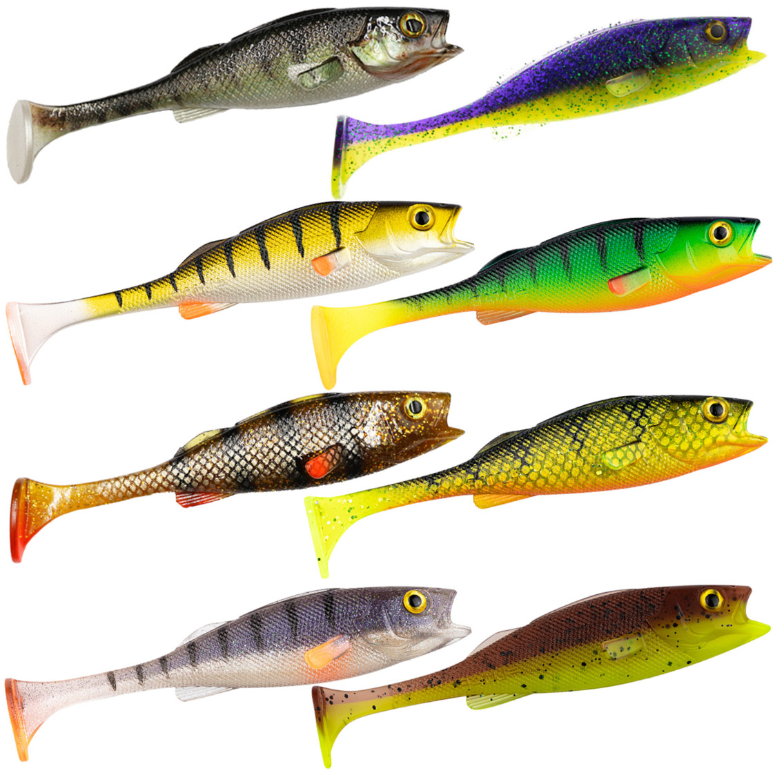 LMAB KØFI (KÖFI) Perch Shad 7 cm Gummifisch