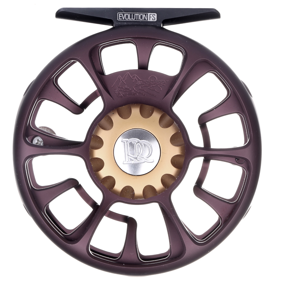 Ross Reels Evolution FS Fliegenrolle matte chocolate