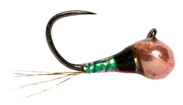 Fulling Mill Nymphe - Croston's FMJ Micro Perdigon Pink Widow Barbless