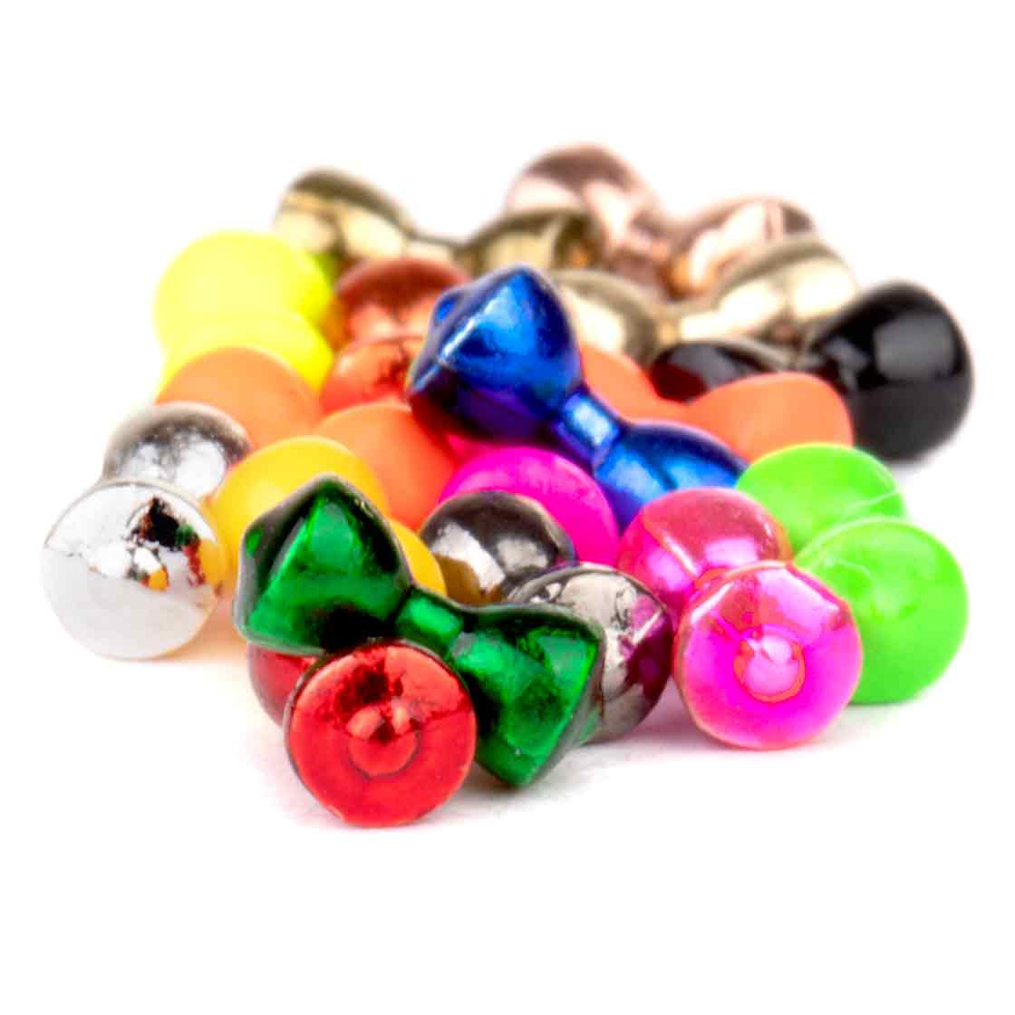 Tungsten Dumbbell Raised Eyes Augen 3mm