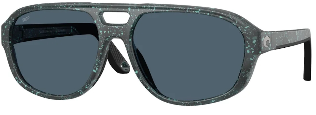 Costa Kids Polarisationsbrille Street Heat  Matte Aqua Drip Gray 580P