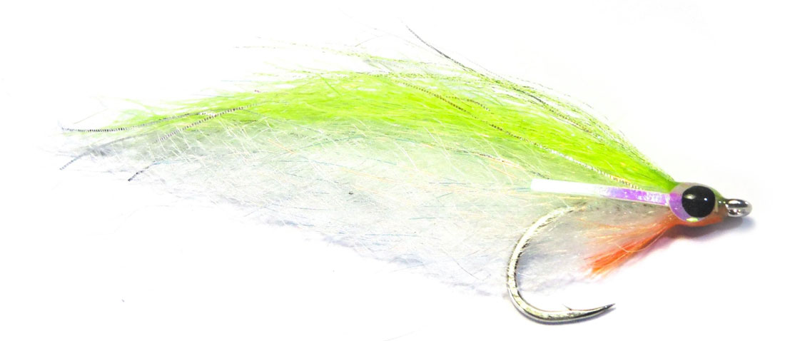 Fishient H2O Salzwasserfliege - Deadly Deceiver chartreuse & white