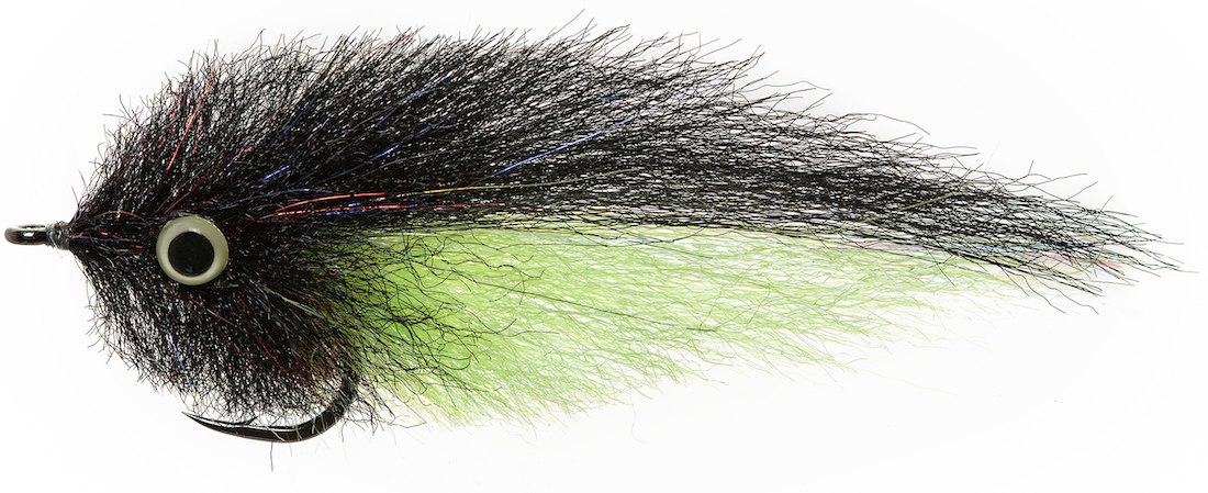 P-28776_Enrico_Puglisi_Streamer_PEanut_Butter_Black_Chartreuse_ Enrico Puglisi PEANUT BUTTER® STREAMER EP® H&H - BLACK / CHARTREUSE