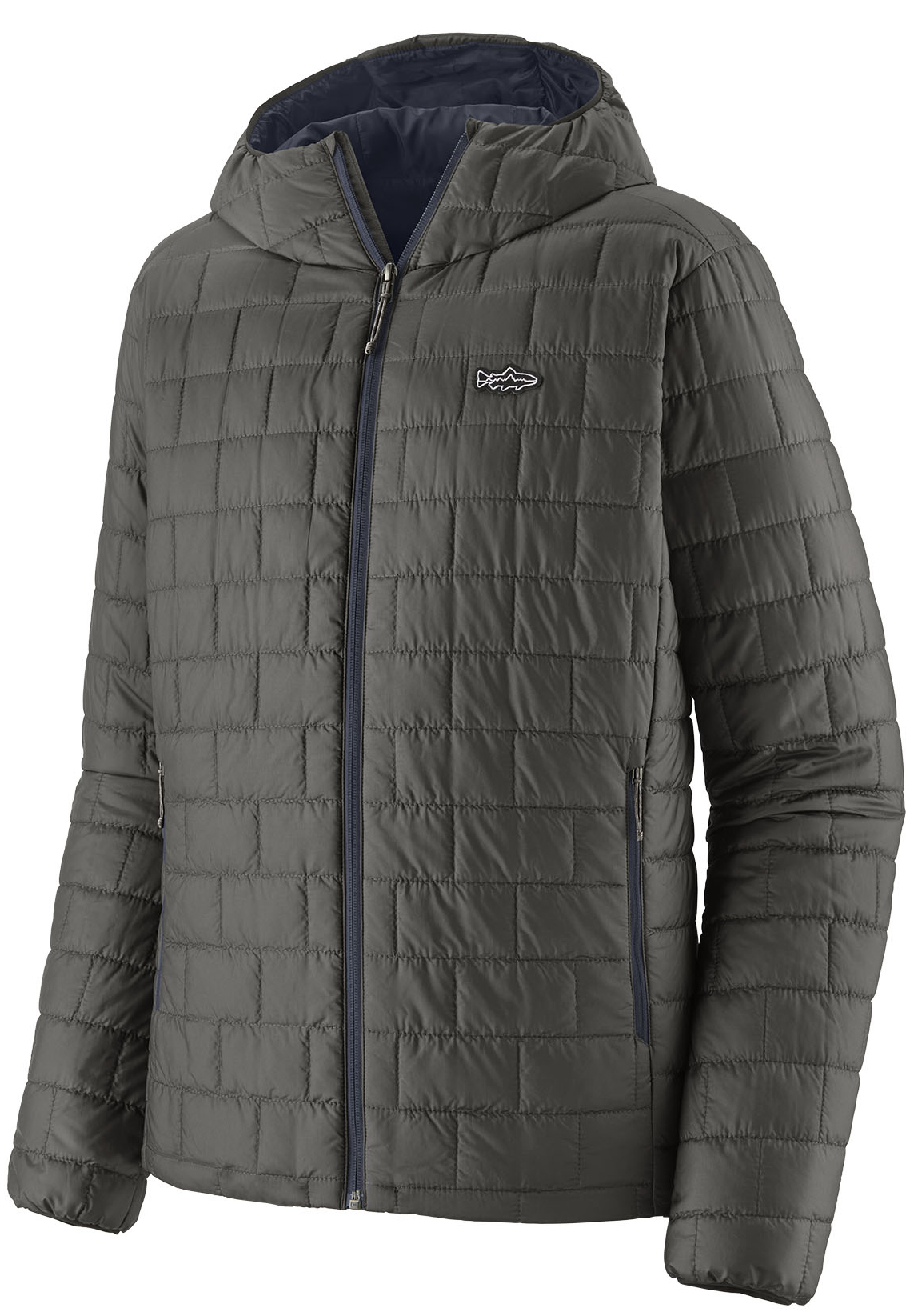 Patagonia Nano Puff Fitz Roy Trout Hoody FGE - Forge Grey